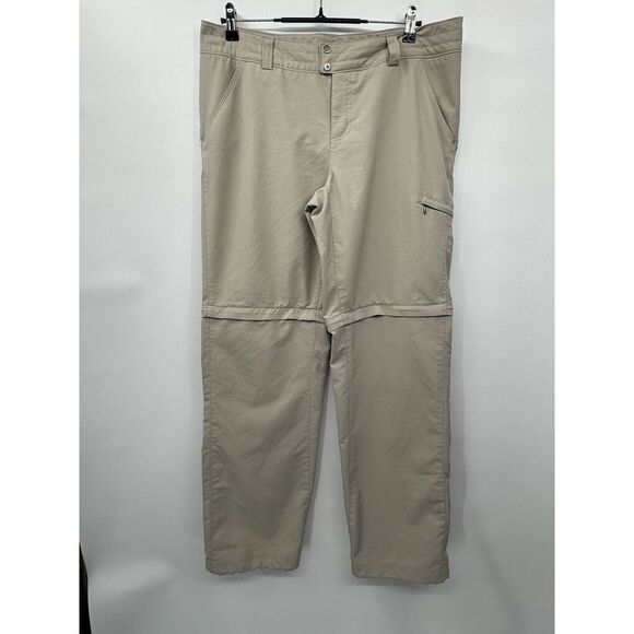 Columbia Pants‎ Womens 14 Titanium Convertible Omni-Shade Hike  Tan - Picture 1 of 9